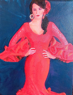 Flamenco model, Spain I